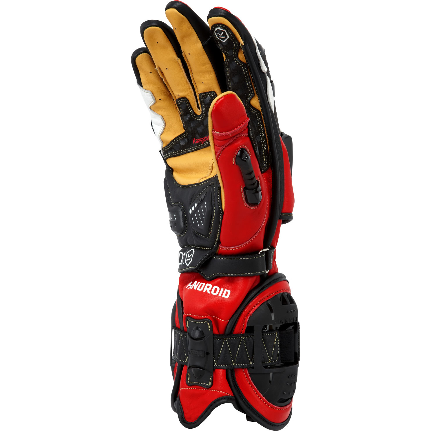 Knox Handroid MkIII Leather Motorcycle Gloves Flexible CE Certified