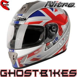 View Item Nitro NGFP London Motorcycle Helmet