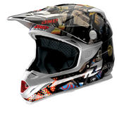 One Industries Trooper 2 Punked Motocross Helmet