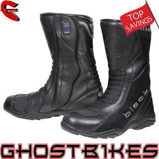 View Item Black Oxygen Motorcycle Boots