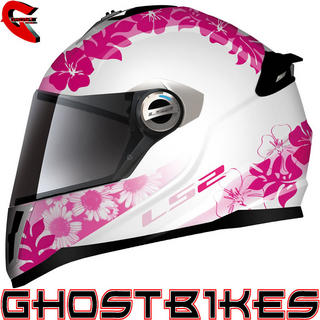 View Item LS2 FF392 Vanity Junior Girls Motorcycle Helmet
