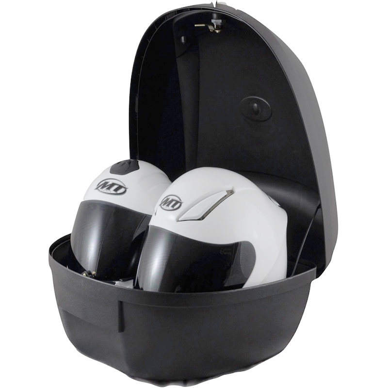 RENNTEC MOTORCYCLE MOTORBIKE UNIVERSAL TOP BOX CASE HARD LUGGAGE TOPBOX (50L) eBay