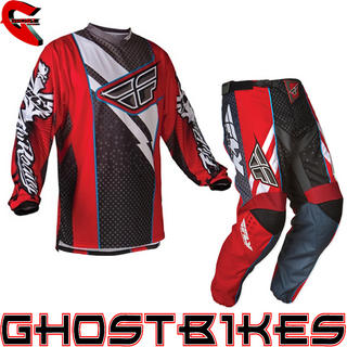 View Item Fly Racing 2012 F-16 Red-Black Motocross Kit