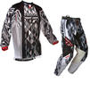 View Item Fly Racing 2012 Kinetic Air Mesh Black-White Motocross Kit