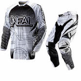 Oneal Hardwear 2012 Mixxer White-Black Motocross Kit