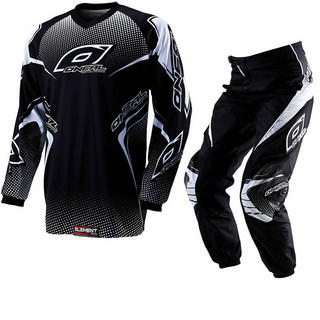 Oneal Element Kids 2012 Racewear Black Motocross Kit
