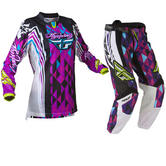 Fly Racing 2012 Kinetic Ladies Purple-Teal Motocross Kit