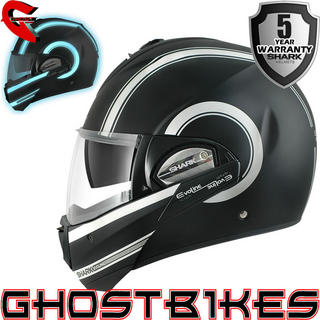 View Item Shark Evoline Series 3 Moovit Lumi Motorcycle Helmet