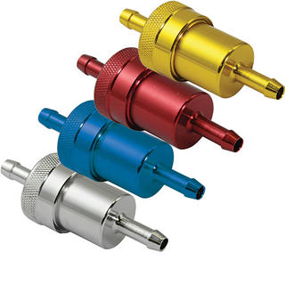 Bike It 6mm Anodised Aluminium Fuel Filter