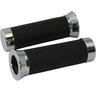 View Item Bike It Plain Foam & Chrome Motorcycle Grips