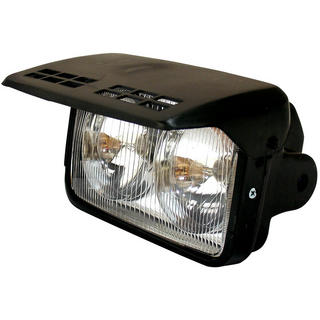 View Item Bike It Universal Motorcycle Headlight with Flip Cover