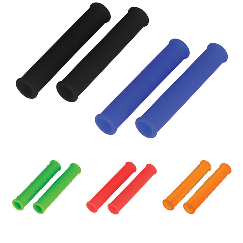 BIKE IT SILICONE LEVER SLEEVES MOTORCYCLE BRAKE CLUTCH BOOT FINGER GRIP