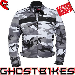 View Item Black Argon Camo Motorcycle Jacket