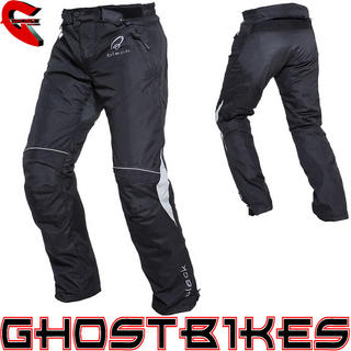 Black Atom Motorcycle Trousers