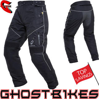 Black Toxic Motorcycle Trousers