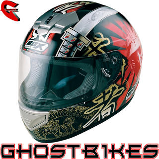 View Item Box BX-1 Samurai Motorcycle Helmet