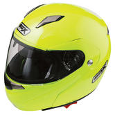 View Item Box SZ-1 Hi-Viz Flip Front Motorcycle Helmet