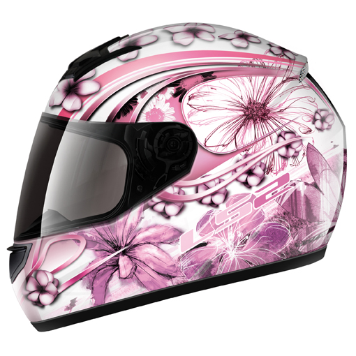 LS2 FF351 STARDUST 3 LADIES ACU GOLD RACING MOTORCYCLE CRASH HELMET GHOSTBIKES - Picture 2 of 3