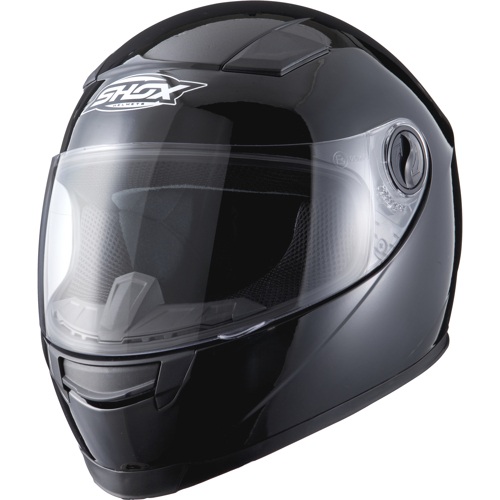 Shox Sniper Full Face Motorbike Motorcycle Bike Scooter Crash Helmet Ghostbikes - Picture 3 of 10