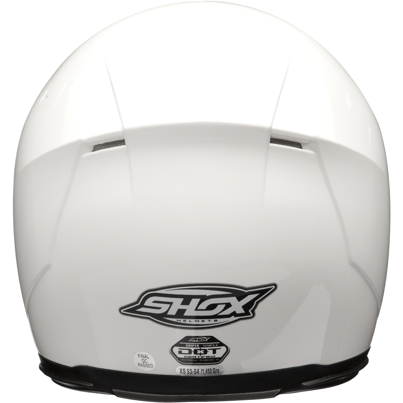 Shox Sniper Full Face Motorbike Motorcycle Bike Scooter Crash Helmet Ghostbikes - Picture 10 of 10