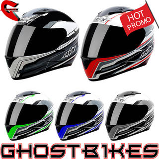 View Item Shox Axxis Atom Motorcycle Helmet