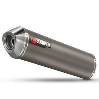 View Item Scorpion Factory Satin Titanium Oval Exhaust Triumph Street Triple 07-11