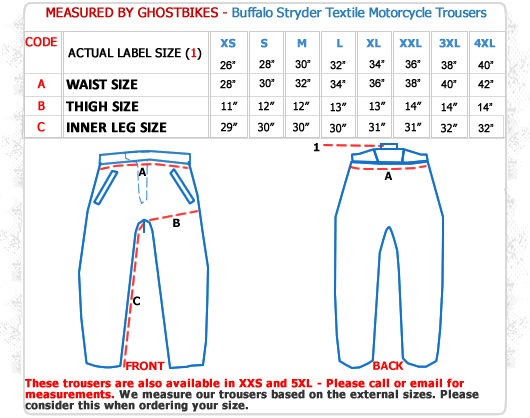 Buffalo Stryder Motorcycle Trousers