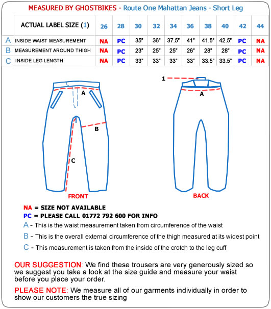 Route One Manhattan Motorcycle Jeans