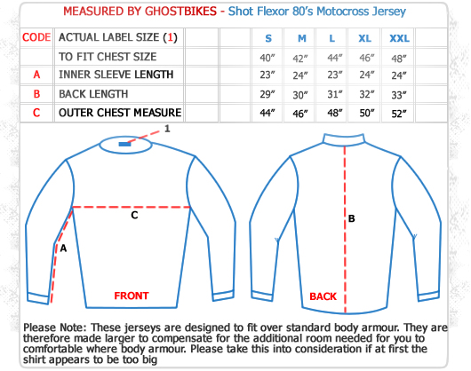 Shot Flexor 80's Motocross Jersey