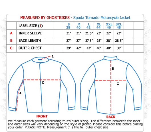 Spada Tornado Motorcycle Jacket