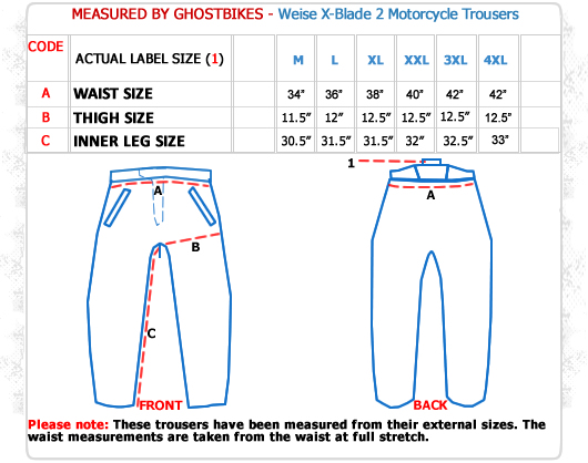 Weise-X-Blade 2 Motorcycle Trousers