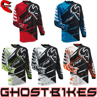 View Item Thor Phase S13 Youth Splatter Motocross Jersey