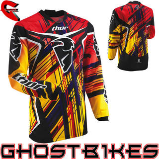 View Item Thor Phase S13 Youth Stix Motocross Jersey