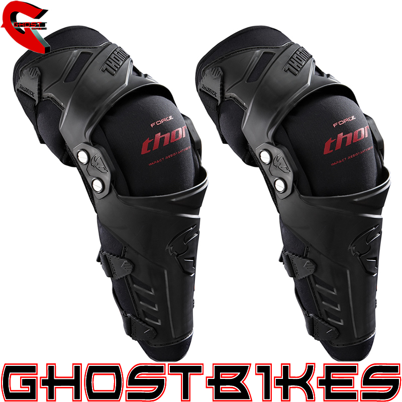 THOR FORCE MOTOCROSS PIVOT KNEE SHIN GUARDS MX MOTOX ARMOUR PADS CE
