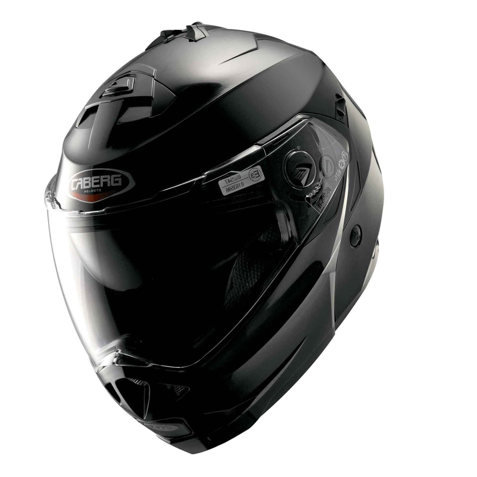 Caberg Duke Black Flip Front Motorcycle Helmet Dual Open/Full Face