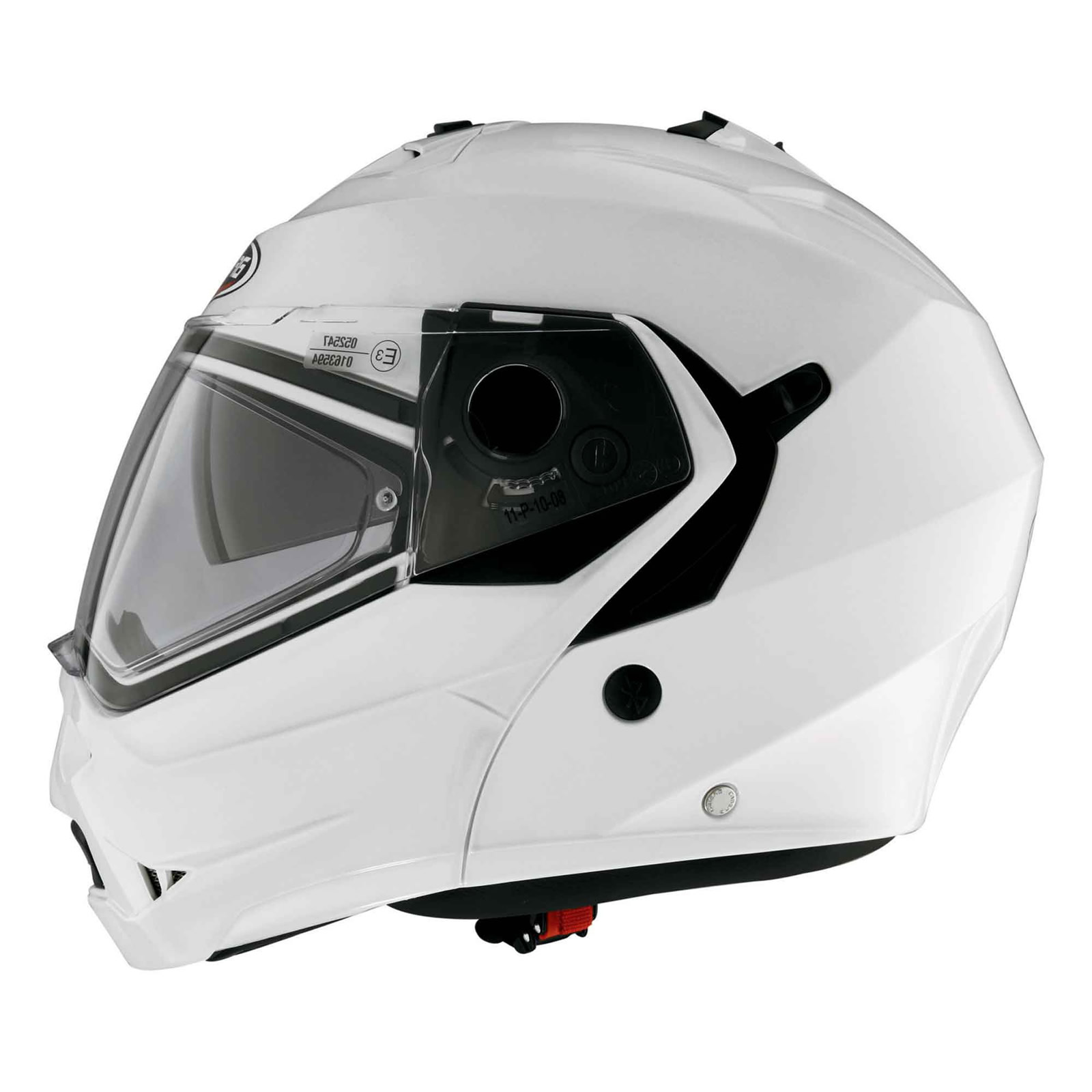 Caberg Duke White Flip Front Motorcycle Helmet Dual Open/Full Face