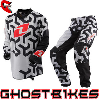 View Item One Industries 2013 Youth Carbon Labyrinth Black-White Motocross Kit