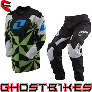 View Item One Industries 2013 Youth Carbon Hypno Green Motocross Kit
