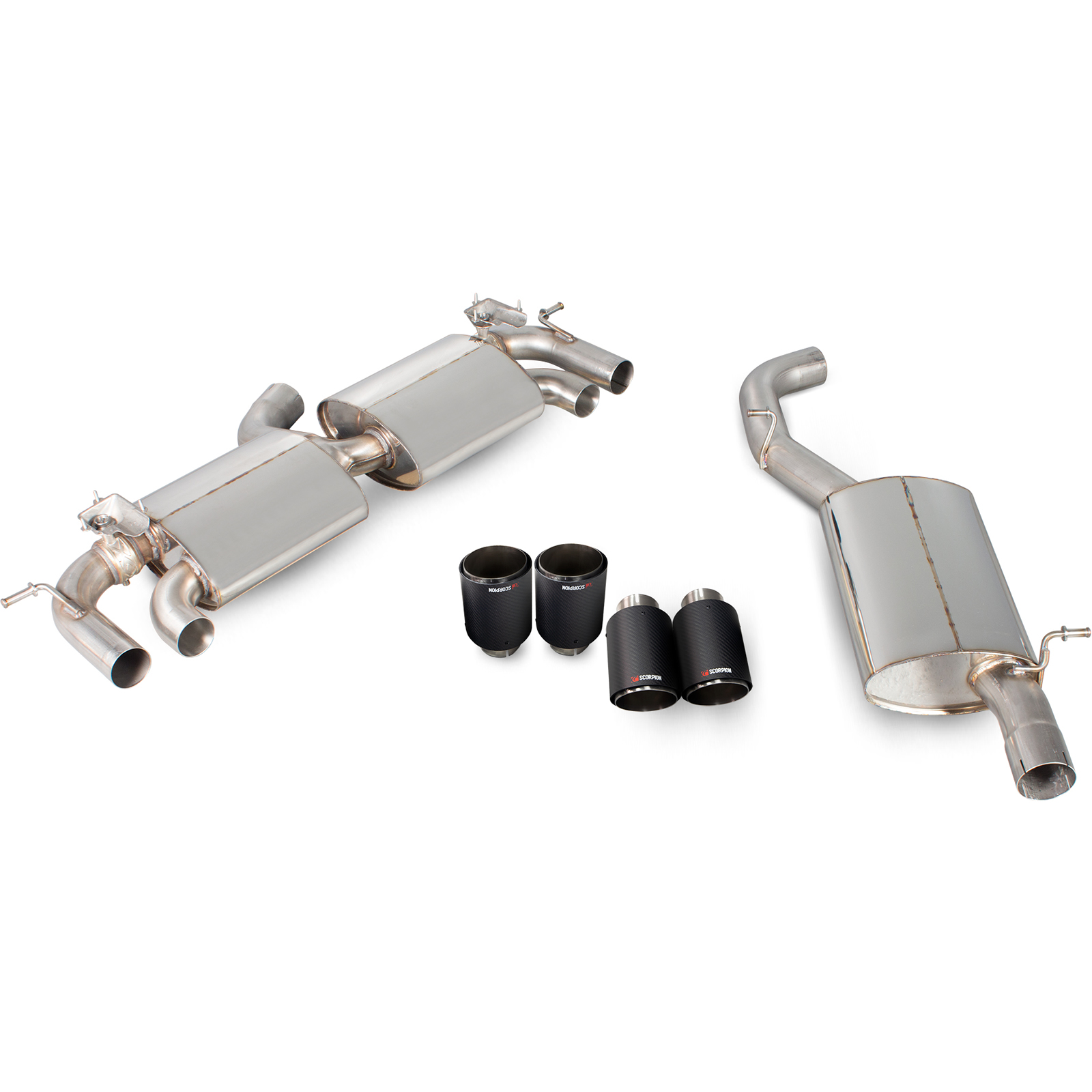 Scorpion Car Exhaust Cat Back System Resonated Electronic Valves