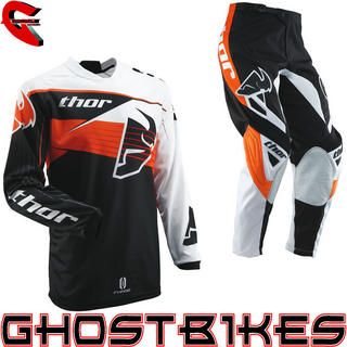 View Item Thor Phase S13 Streak Orange Motocross Kit