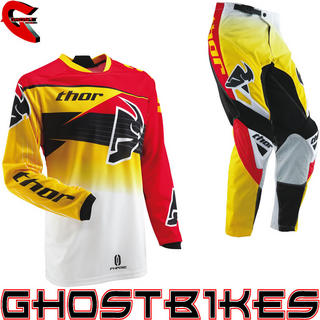 View Item Thor Phase S13 Streak Yellow Motocross Kit