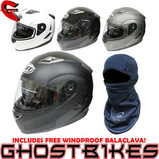 View Item MT Flux Flip Motorcycle Helmet (Free Balaclava)