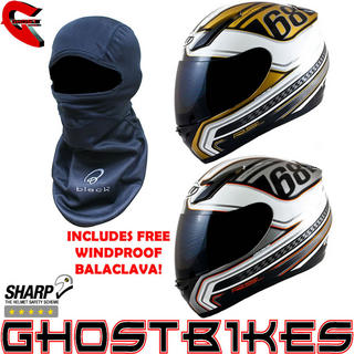 View Item MT Revenge Indy Motorcycle Helmet (Free Balaclava)