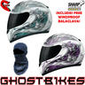 View Item MT Thunder Butterfly Motorcycle Helmet (Free Balaclava)