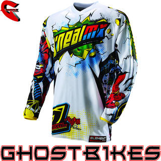 View Item Oneal Element Kids 2013 Villain Motocross Jersey