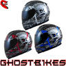 View Item MT Thunder Lightning Skull Motorcycle Helmet