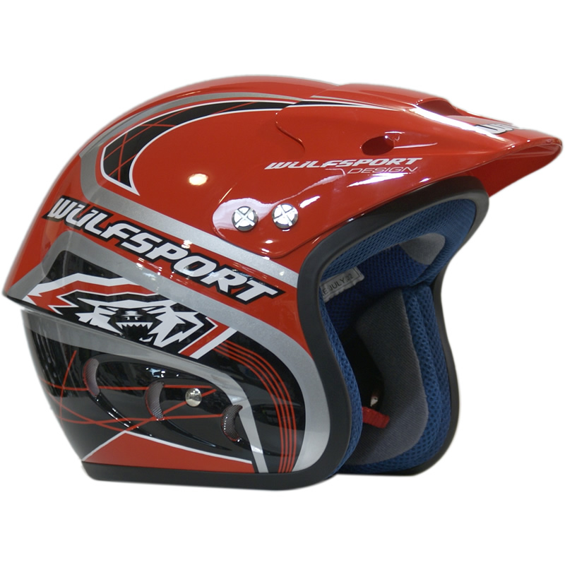WULFSPORT AIRFLO TRIALS OPEN FACE OFF ROAD BIKE MOTOCROSS WULF HELMET eBay
