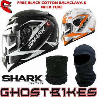 View Item Shark S900-C Creed Motorcycle Helmet  - FREE Balaclava + Neck Tube