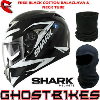 View Item Shark S900-C Creed Mat Motorcycle Helmet + FREE Balaclava + Neck Tube