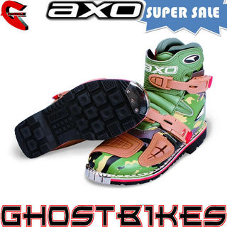 View Item Axo Slammer Short Motocross Enduro Boots